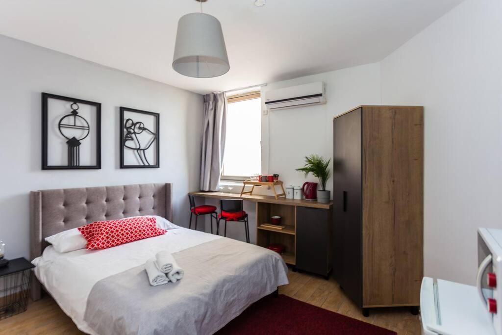 Perfectly Located Studio, Seaview, 2 Min To Sea! #6 Leilighet Tel Aviv Eksteriør bilde